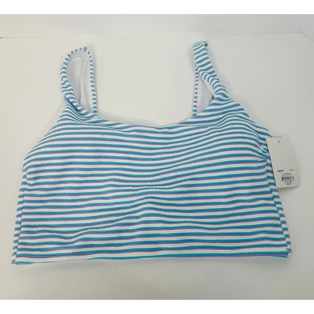 Striped 2 Piece Swimsuit